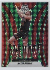 2024-25 Panini Mosaic Elevate Green Mosaic Prizm Matas Buzelis #14 gc7