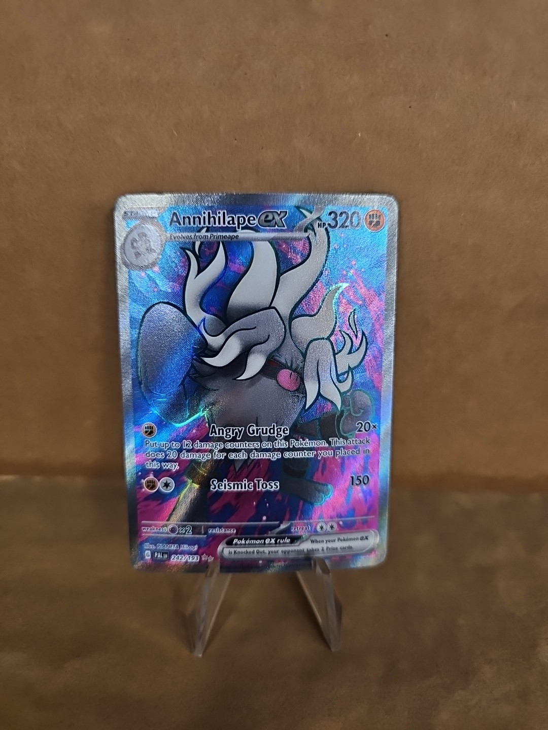 Annihilape ex 242/193 Paldea Evolved Ultra Rare Full Art Holo Pokemon Card
