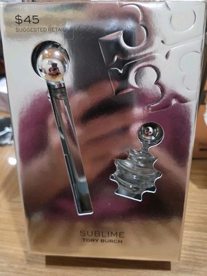 Tory Burch Sublime Eau De Parfum EDP 2pc Mini Travel Gift Set 0.3oz + 0.25oz