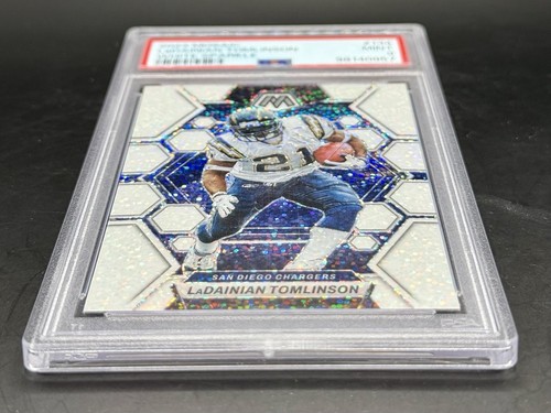 2023 Mosaic LaDainian Tomlinson White Sparkle Prizm PSA 9 | HOF RB | Ripfire - Picture 3 of 3