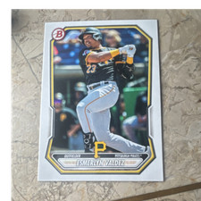 Bowman 2023 BP-76 Esmerlyn Valdez Pittsburgh Pirates Base Set Baseball Card