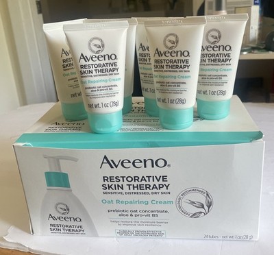 AVEENO Restorative Skin Therapy Oat Repairing Cream Travel Size Old Formula X6