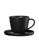 ASA Coppa Kuro Kaffeetasse Mit Unterteller Schwarz 250Ml