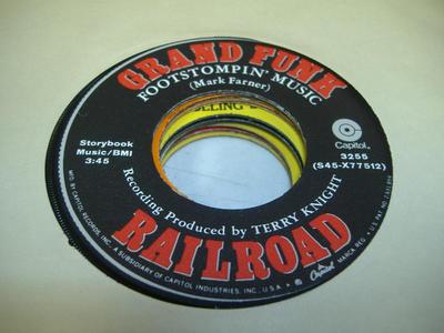 Rock 45 GRAND FUNK RAILROAD Footstompin' Music on Capitol