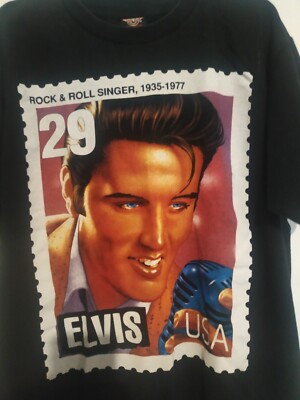 Elvis Presley American singer 29 anniversary t shirt vintage