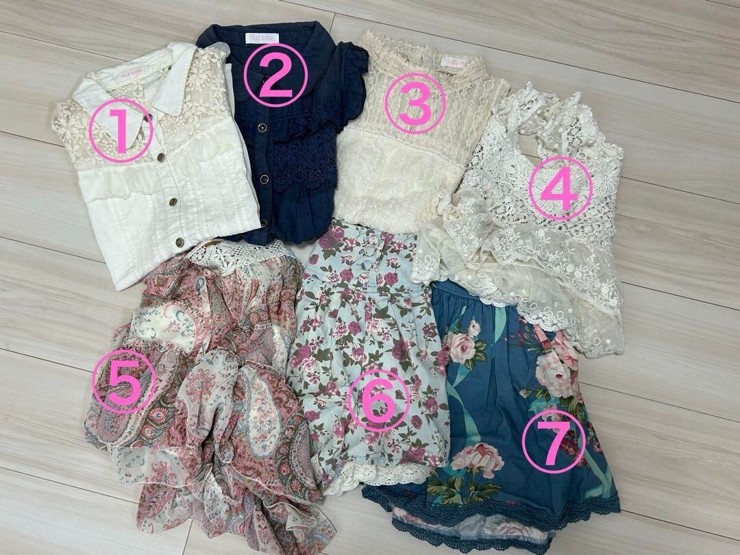 🌸LIZ LISA Tops & Bottoms 7-piece set sale🌸JAPAN womens size FREE