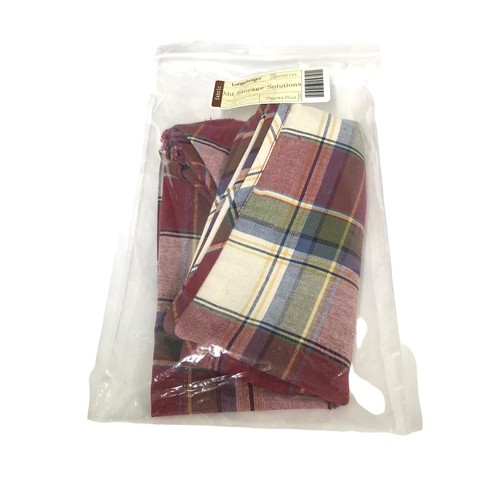 Longaberger Paprika Plaid Med Storage Solutions Basket Liner 20765124 Farmhouse - 第 6/7 張圖片