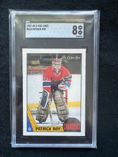 1987-88 O-Pee-Chee Hockey Patrick Roy #163 SGC 8 Montreal Canadiens🔥🏒🔥