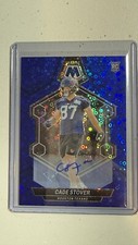 2024 Mosaic No Huddle Cade Stover Blue Disco Auto #384 (RC,AU) TEXANS