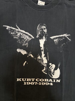 Rare vintage 90s Kurt Cobain Angel In Utero Memorial Nirvana Rare vintage 90s Kurt Cobain Angel In Utero Memorial Nirvana