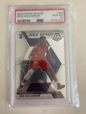 2019-20 Panini Mosaic -Prizm #269 Zion Williamson