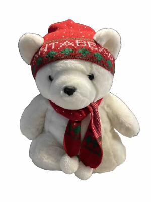 Vintage First 1985 Dayton Hudson Plush Santa Bear Holiday