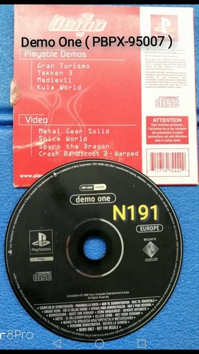 Lotto PS1 a scelta prezzo fisso 6CD Demo MediEvil Tomb Raider Tekken 3 Hercules - Foto 3 di 7