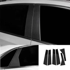Car For Cadillac CT6 2016-2020 Carbon Fiber Window BC Pillar Post Cover Sticker