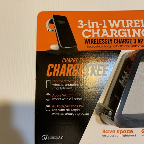 Wireless Qi Certified 3-in-1 Charging Stand - NEW™ - 第 3/8 張圖片