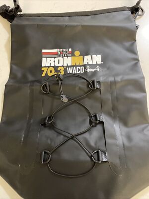 Ironman Triathlon Waco TX Texas Dry Sack Black Swim Bike Run