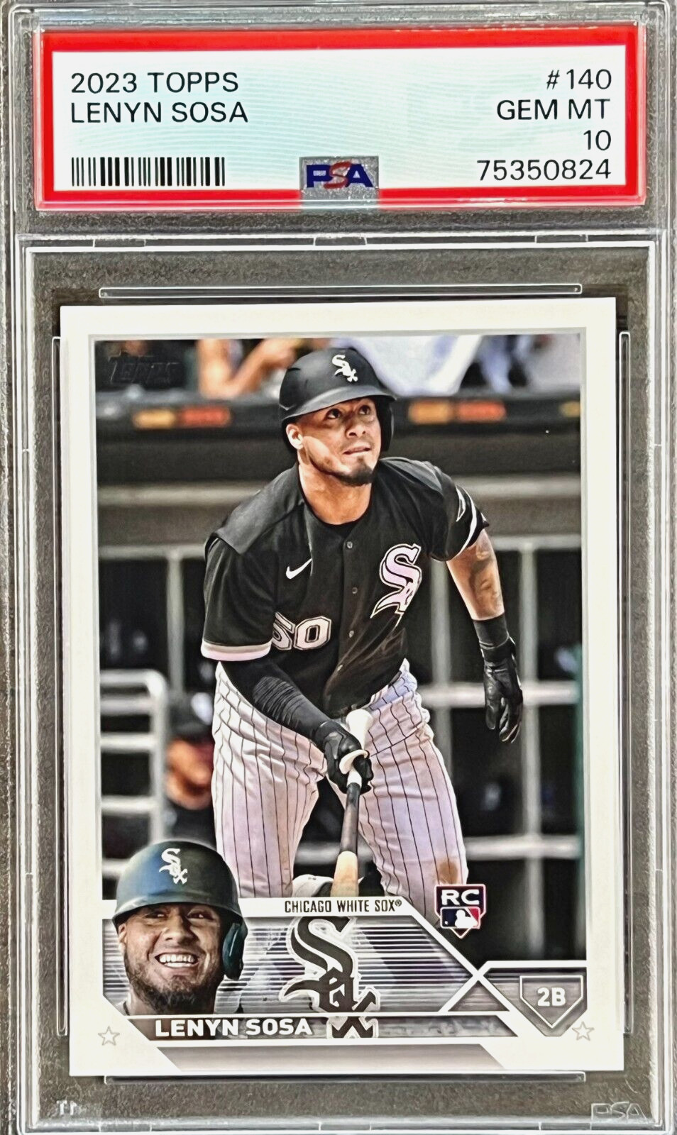 2023 Topps Lenyn Sosa #140 (ROOKIE) PSA 10 GEM MINT (RARE: Population 5)