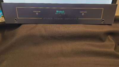 Original McIntosh MC7100 (WIDE) glass faceplate with panlock holes