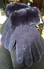navy womans navy gloves
