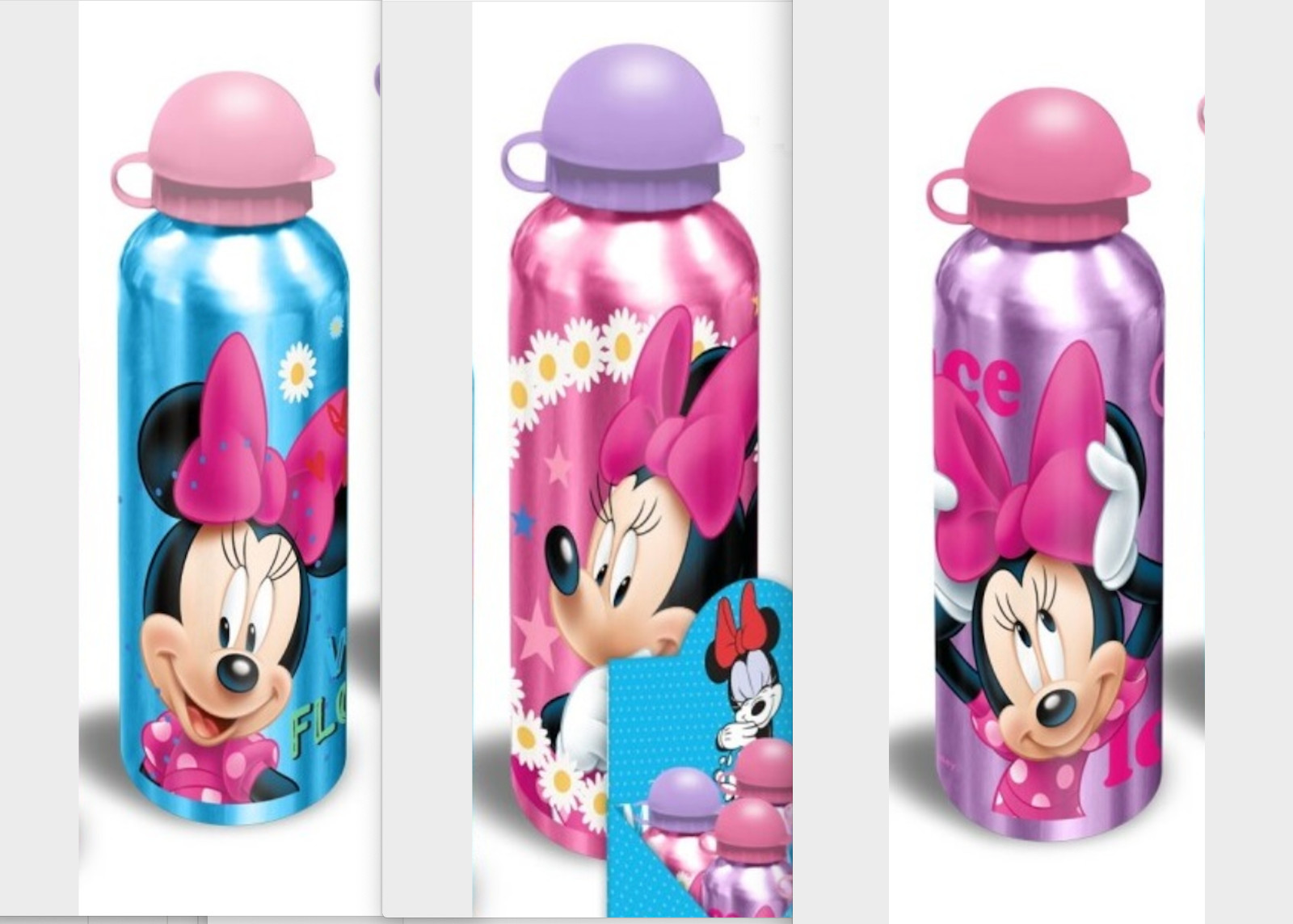 Disney Europe Minnie Mouse 500mL Metal Drinking Water Beverages Bottles Kids