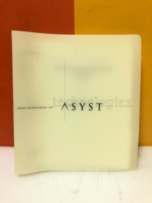 Asyst Tech Wafer Management System 300 MM User Information & Installation Manual