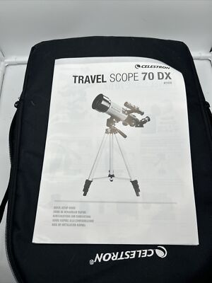 Celestron Travel Scope 70 DX Portable Refractor Telescope With Backpack