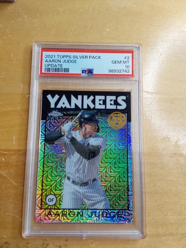 2021 Topps Baseball #2 1986 Silver pack Aaron Judge PSA 10