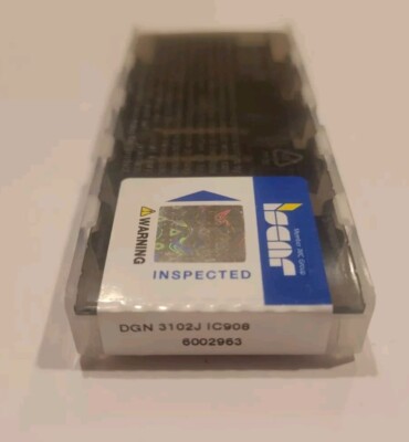 DGN 3102J IC908 - ISCAR - 10 INSERTS - NEW - USA STOCK - 6002963