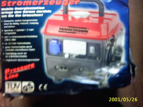 manesmann werkzeug Stromerzeuger 1,5kw 2Ps NEU was für Camping und Garten