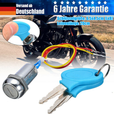 6-Draht Zündstarterschalter Für 188F Gasgenerator 2,5-6,5 KW Mit 2 Schlüsseln