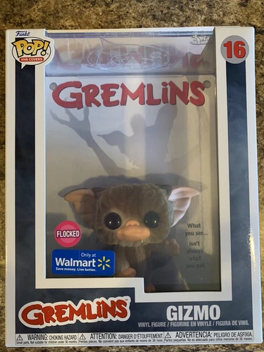 Funko Pop GIZMO (Flocked )Walmart Exclusive from The Gremlins Movie VHS Cover