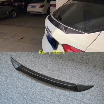1PC Carbon Fiber Rear Trunk Back Spoiler Wing For Maserati Levante MSY Style