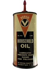 VEECO HOUSEHOLD OIL HANDY OILER CAN