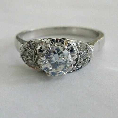 14K Gold Diamond Engagement Ring Center=1/2 Carat F-VS2 Value=$8,500 - Picture 4 of 12