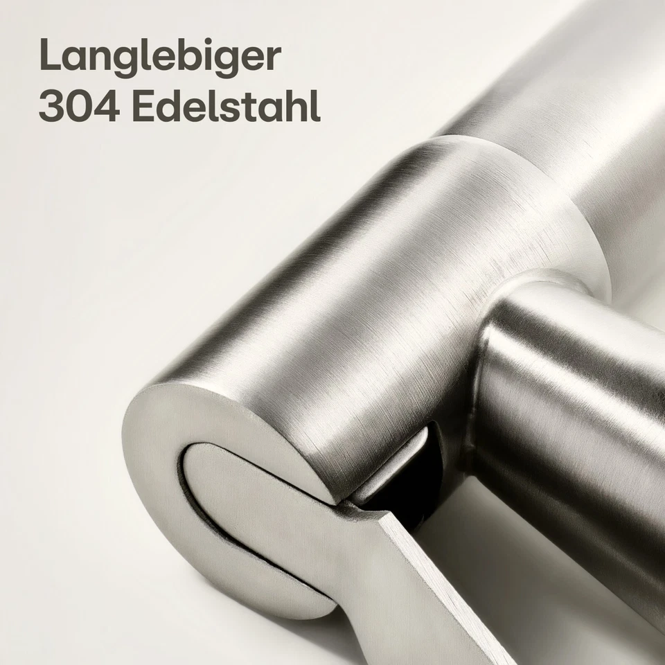 Bidet Brause Set Schlauch + Halter Dusche Edelstahl Hand WC Duschkopf Hygiene Po - Bild 3 von 4