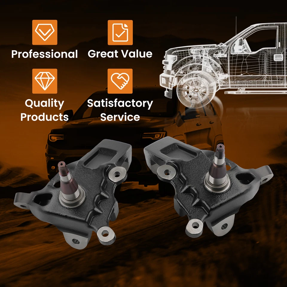 Husillos de elevación delanteros de 3,5 pulgadas para Ford F150 Expedition 1997-2003 Heritage 2004 2x2 Foto 2 de 4