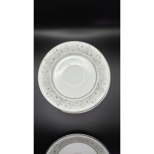 Plato Platillo Vintage Harmony Fukagawa Patrón 4504 Gris Pergaminos Reemplazos 4PC - Imagen 3 de 11