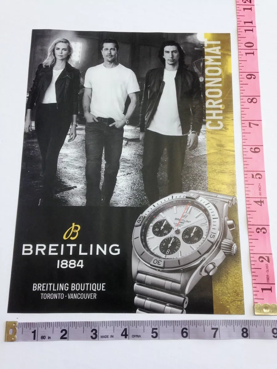 Ad Magazine Clipping Brad Pitt Adam Driver Charlize Theron