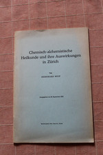 Chemical - Alchemical Medicine and Its Effects in Zurich - Milt 1953