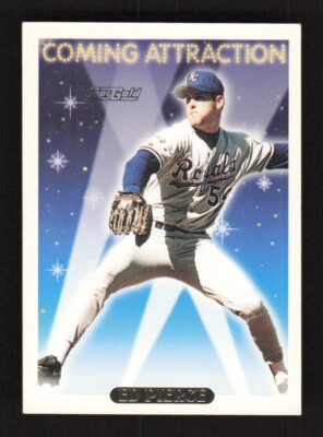 1993 Topps Gold Coming Attraction Eddie Pierce RC #803 Kansas City Royals