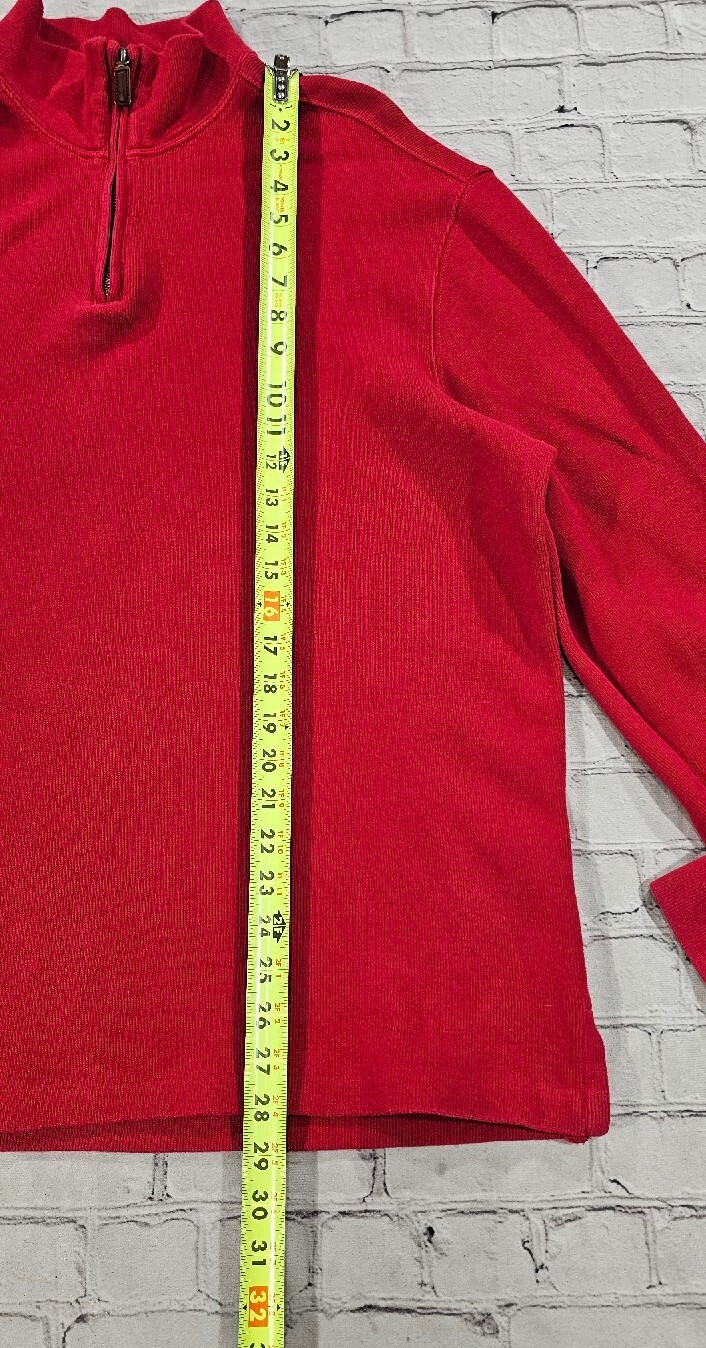 Maglione polo Ralph Lauren rosso blu pony felpa preppy UOMO TAGLIA XL