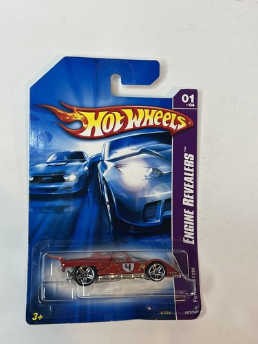 RARE 2006 Hot Wheels Engine Revealers 1:64 Die Cast #1 Red Race Car FERRARI 512M - Picture 2 of 3