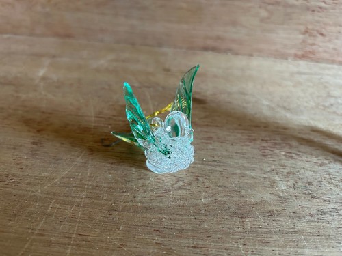 Christmas Ornament Sled Horse Birds Eggshell Lot Of 6 Vintage Junk Drawer - Picture 12 of 17