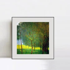 Framed Canvas Giclee Print Series#26 by Gustav Klimt Wall Art Home Decor