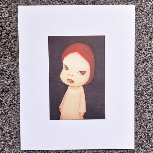 Yoshitomo Nara - 8"x10" montierte Kunstkarte, rahmenfertig