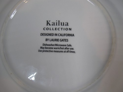 Placa Colección Laurie Gates Kailua 8-3/4" - Imagen 4 de 4