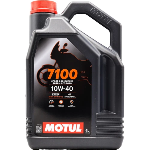 Motul 7100 4T 10w-40 10w40 Ester Synthetic Motorcycle Engine Oil - 4 Litres 4L