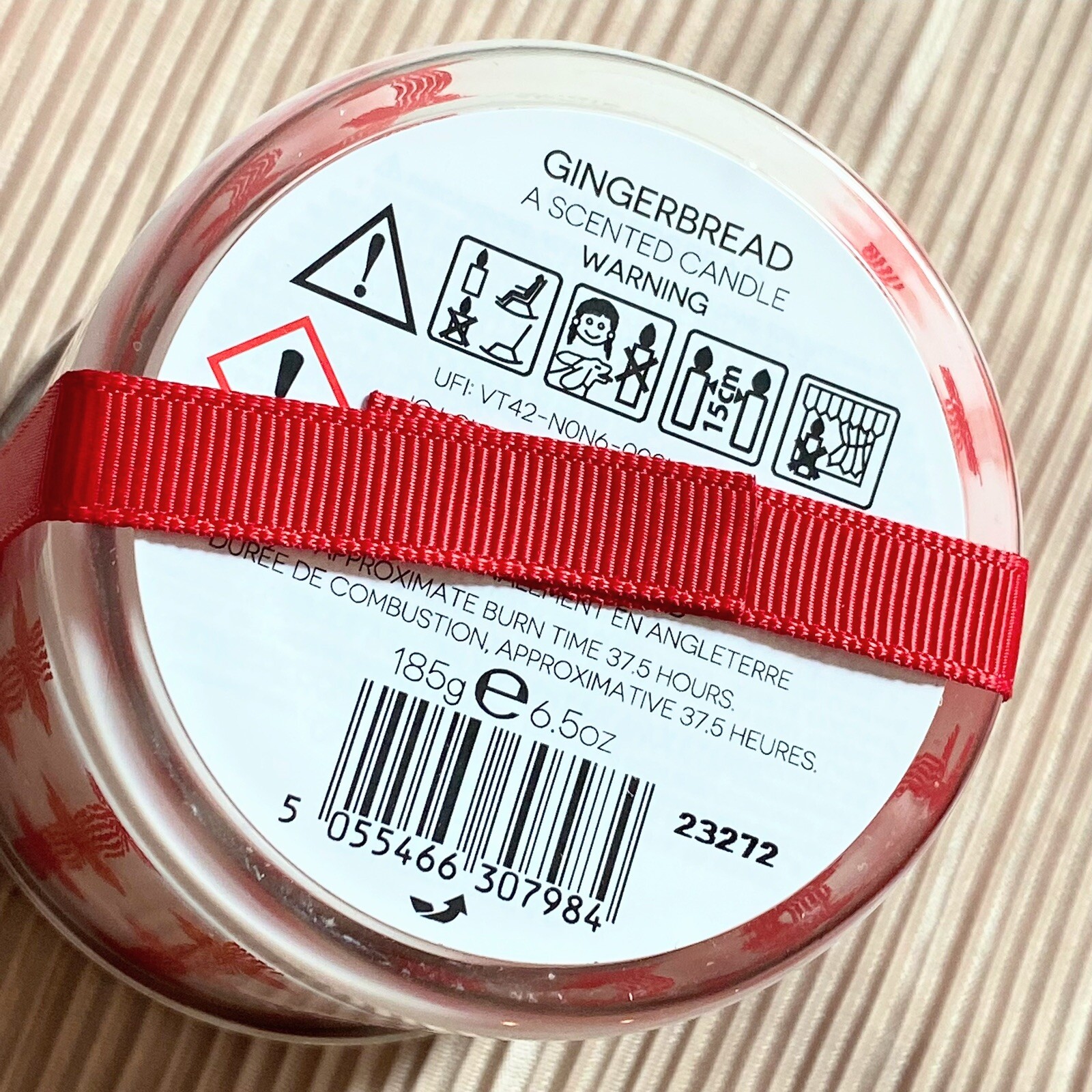 Jo Loves Gingerbread Scented Candle 185g / 6.5oz Full Size Limited Edition