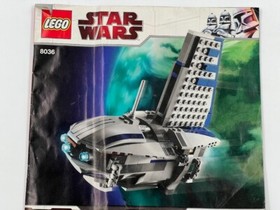 LEGO Star Wars INSTRUCTION MANUAL ONLY, Set #8036, Separatist Shuttle