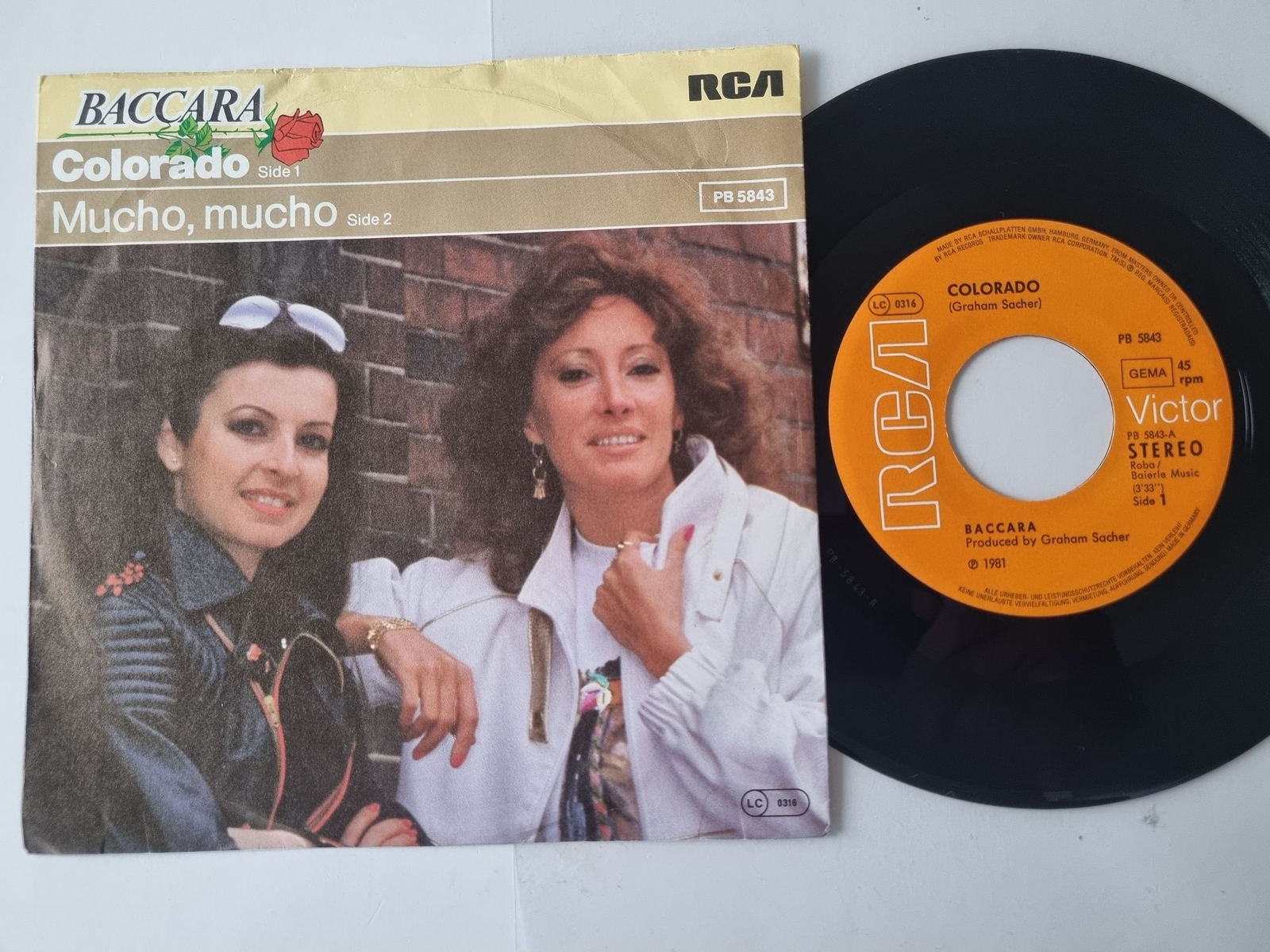 Baccara - Colorado 7'' Vinyl Germany